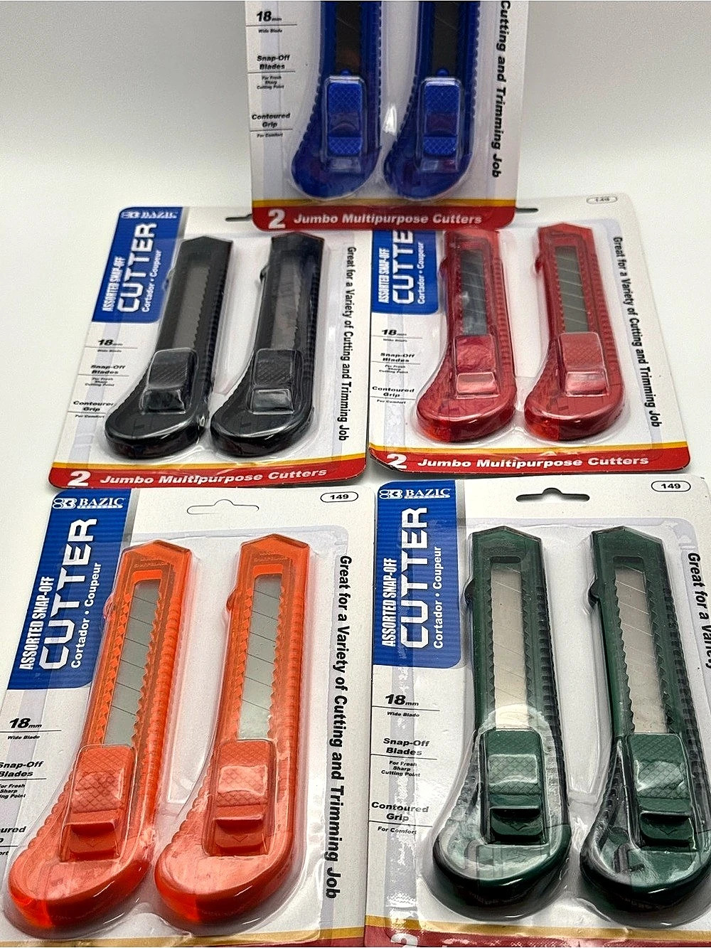 Brazic Jumbo Multipurpose Cutter Multipurpose Cutter 5pc bundle Set - Picture 2 of 2